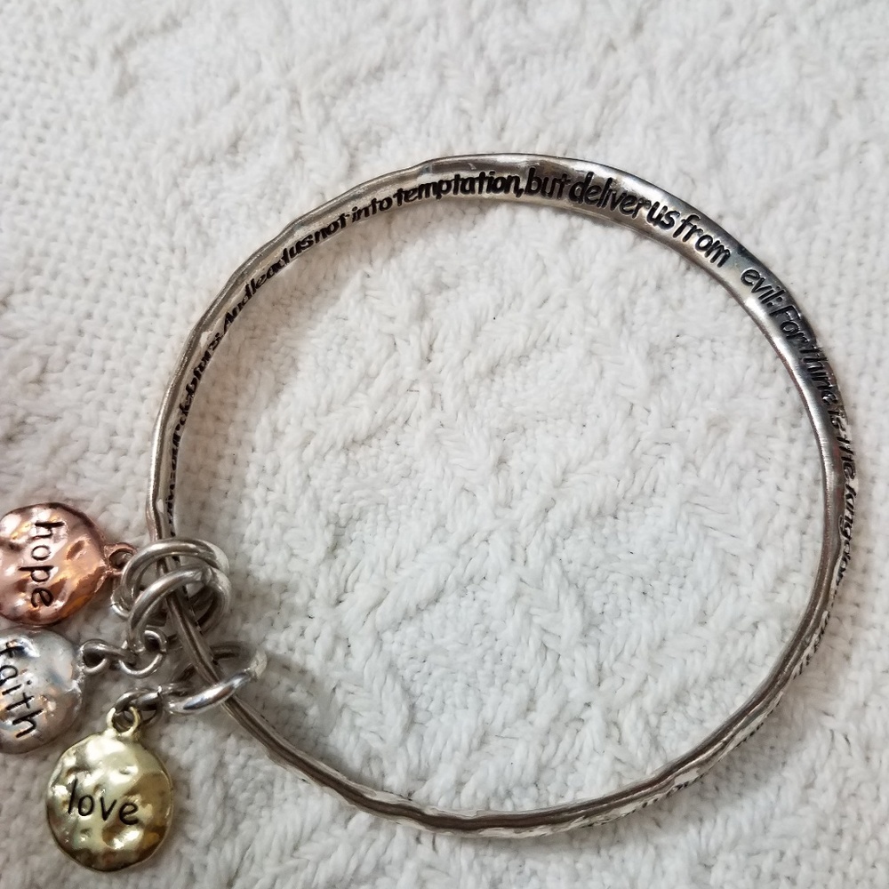 Lord Prayers bangle bracelet